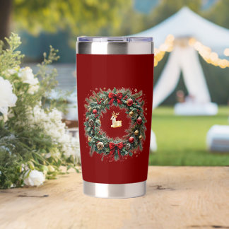 Christmas Personalised Photo Insulated Tumbler
