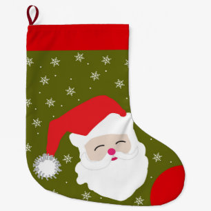 Christmas Personalised Santa Claus Large Christmas Stocking