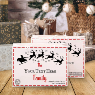 Christmas | Personalized Christmas Gift Bag