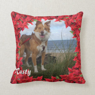 Christmas Personalized Pet Name/ Photo Cushion