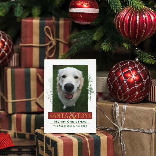 Christmas Pet Photo Holiday Card (Creator Uploaded)