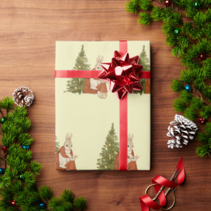 Christmas Peter Rabbit Vintage Wrapping Paper