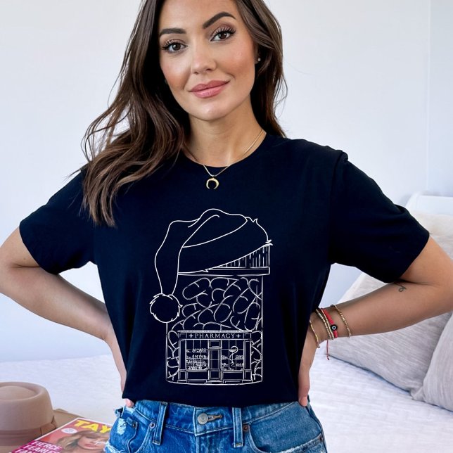 Christmas Pharmacy Technician, Rx, Pharmacist Tech T-Shirt (Creator Uploaded)