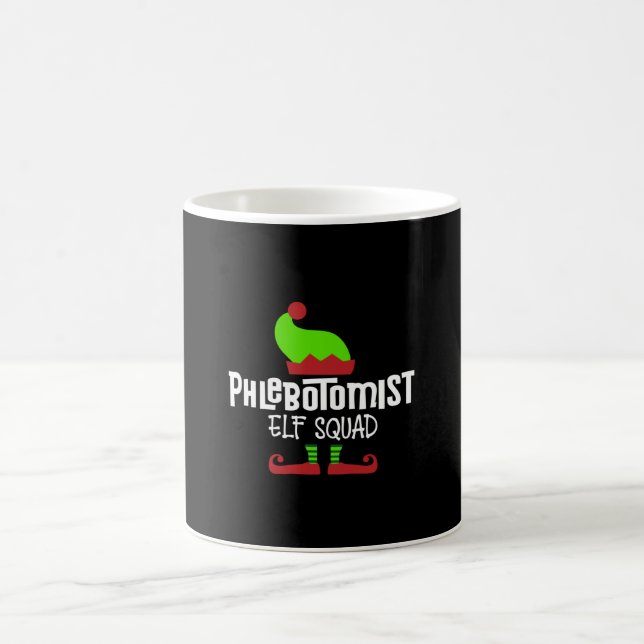 Christmas Phlebotomist, phlebotomy, lab Coffee Mug (Center)