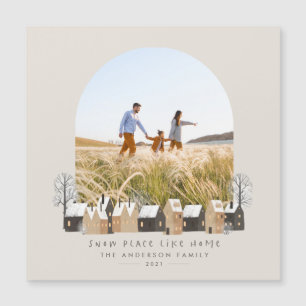 Christmas photo arch nordic natural modern