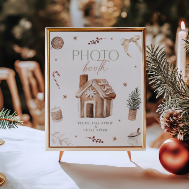 Christmas Photo Booth Table Sign (Creator Uploaded)