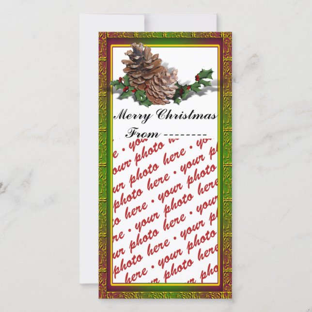 Christmas Photo Card or Photo Gift Tag (Front)