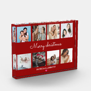 Christmas Photo Collage – Personalised with Script Block