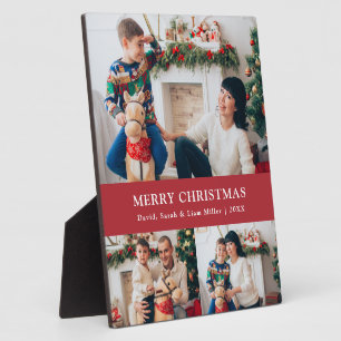 Christmas Photo Collage Plaque