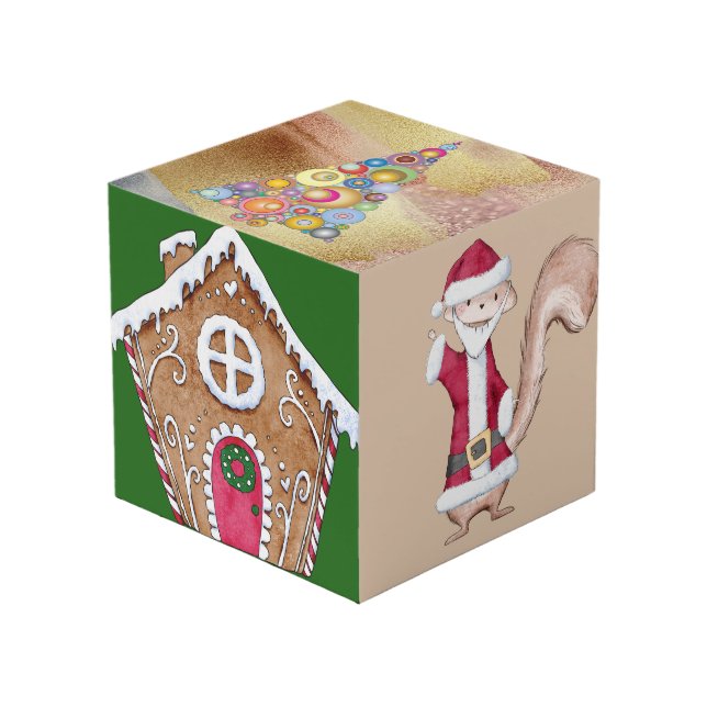 Christmas Photo Cube  (Front Angled)