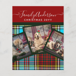 CHRISTMAS PHOTO GIFT - Anderson Tartan Collage Flyer