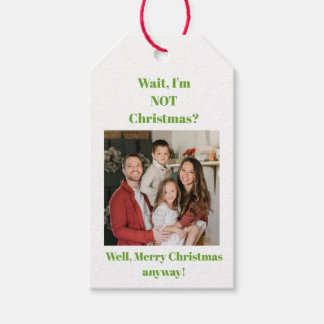 Christmas photo Gift Tags