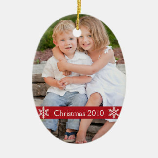 Christmas Photo keepsake Ceramic Tree Decoration