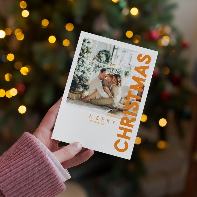 Christmas Photo | Orange Merry Christmas (Creator Uploaded)