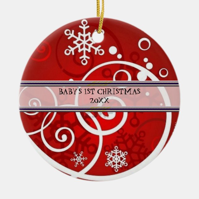 Christmas Photo Ornament Template (Front)