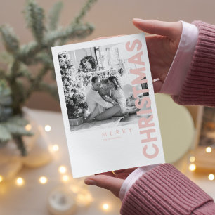 Christmas Photo   Pink Merry Christmas