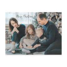 Christmas Photo Postcard - Ornaments