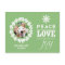 Christmas Photo Postcard - Peace, Love, and Joy