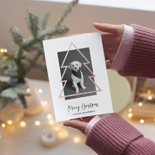 Christmas Photo   Rose Gold Christmas Tree