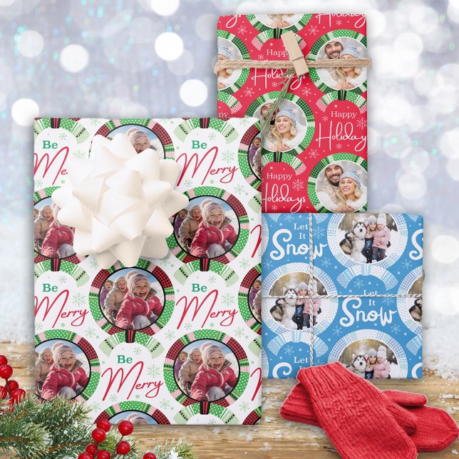 Christmas Photo Wrapping Paper Sheet (Creator Uploaded)