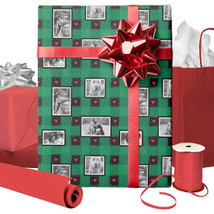 Christmas Photo Wrapping Paper Sheets