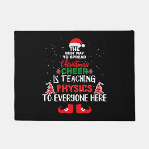 Christmas Physics Teachers , Christmas Teacher Doormat