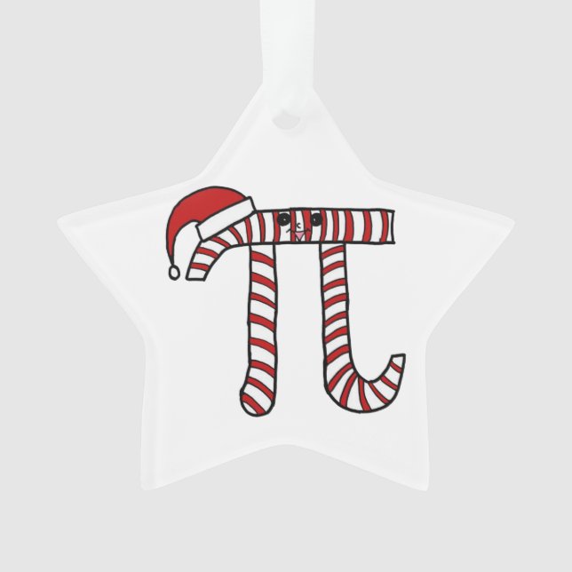 Christmas Pi Math Ornament (Front)