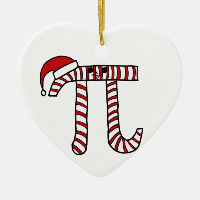 Christmas Pi Math Ornament (Front)