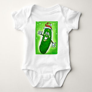 Christmas Pickle Baby Bodysuit