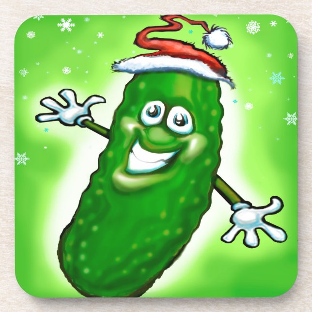 Christmas Pickle Coaster (Front)