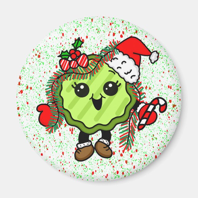 Christmas Pickle | Funny Holiday Pickles Magnet (Front)