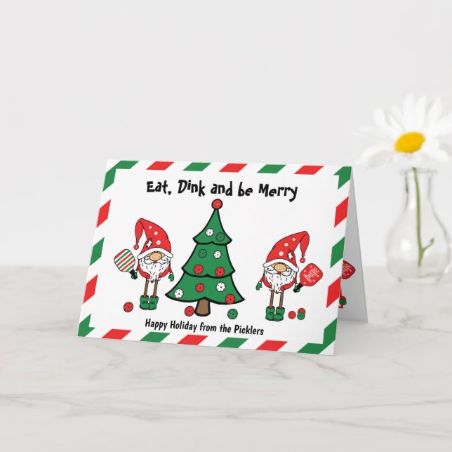 Christmas pickleball card (Small Plant)
