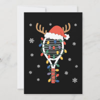 Christmas Pickleball Paddle Reindeer Antlers Xmas