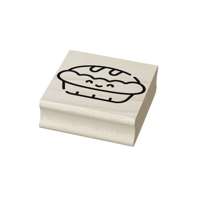 christmas pie rubber stamp (Stamp)