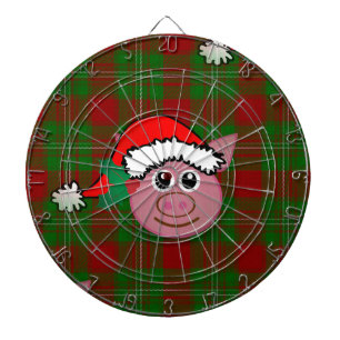 christmas pig dartboard
