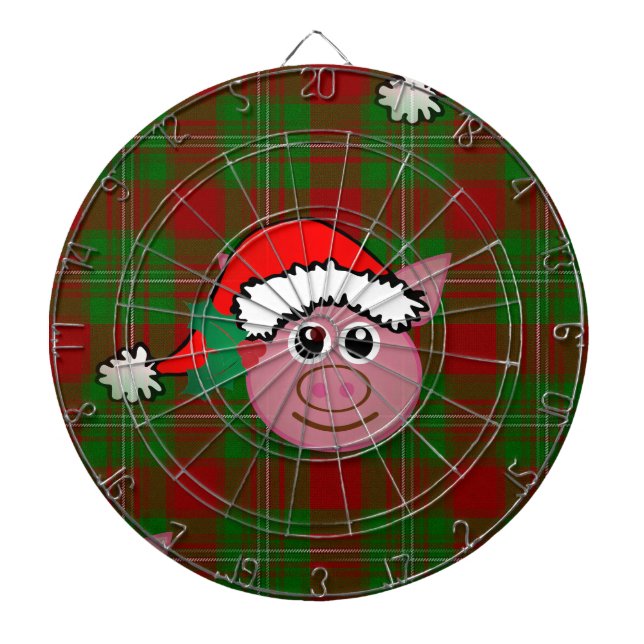 christmas pig dartboard (Front)