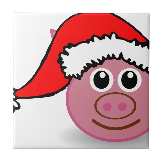 christmas pig tile (Front)