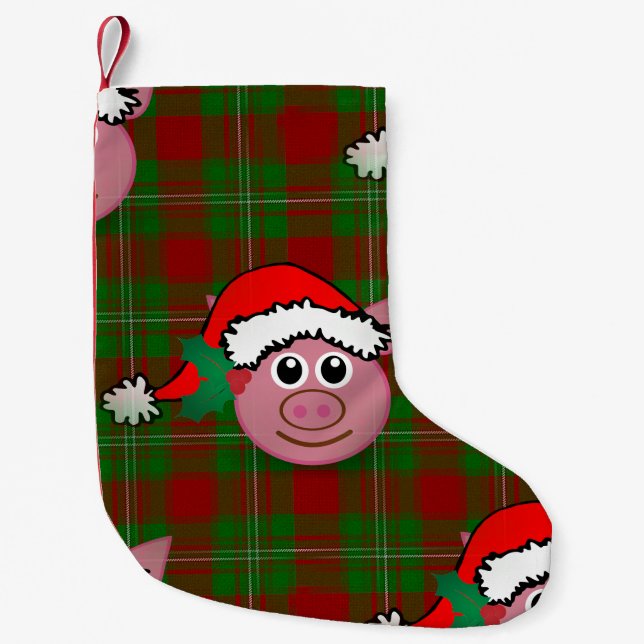 christmas pig xmas stocking (Front)