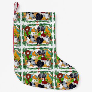 Christmas Pigeons Small Christmas Stocking