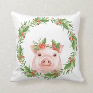 Christmas Piggy Pillow
