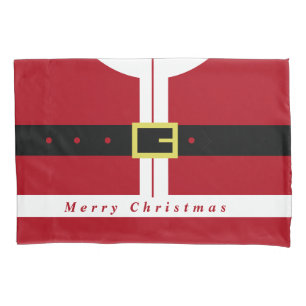 Christmas Pillow Case Funny Santa Design