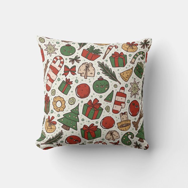 Christmas Pillow Cushion (Front)
