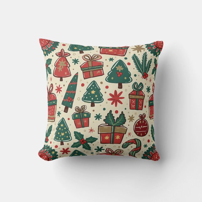 Christmas Pillow Cushion (Front)