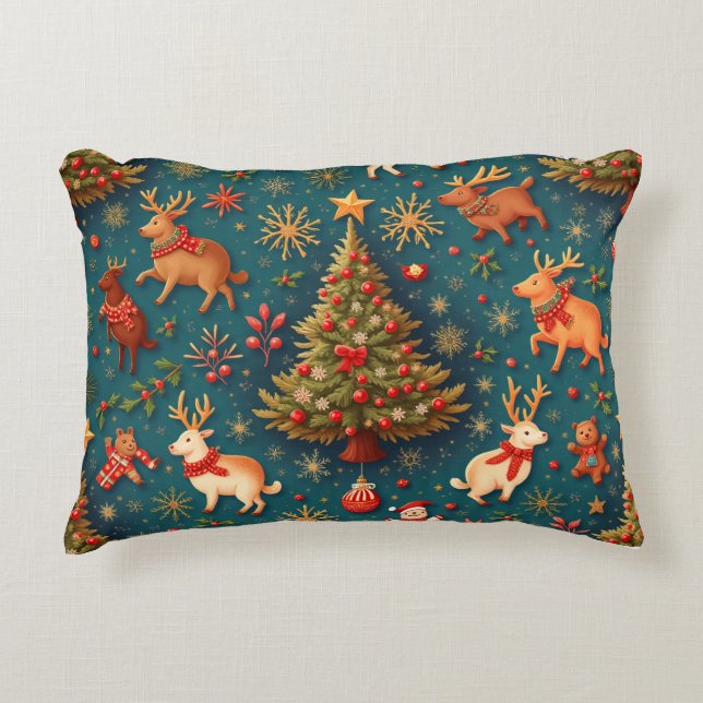 Christmas Pillow Cushion (Front)