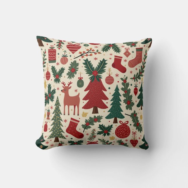 Christmas Pillow Cushion (Edit) (Front)