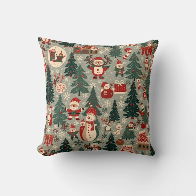 Christmas Pillow Cushion(Edit) (Front)