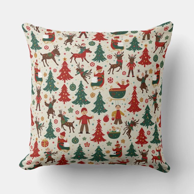 Christmas Pillow Cushion(Edit) (Front)