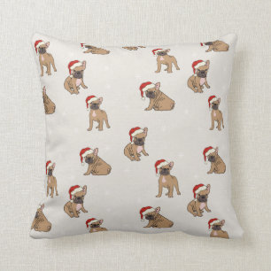 Christmas Pillow French Bulldog