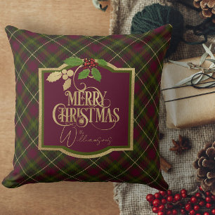 Christmas Pillows Merry Christmas Throw Pillow