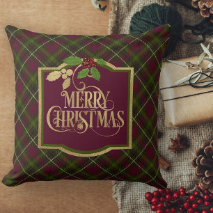 Christmas Pillows Merry Christmas Throw Pillow